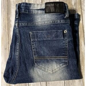 Southpole Jean Shorts Size 16 Dark Wash Y2K Mid Rise Youth‎ Boys Denim